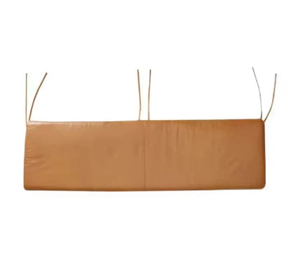 Custom genuine leather replacement cushions. window cushion cover, Ideal for benches, mid-century chairs, Leather Bench Cushion